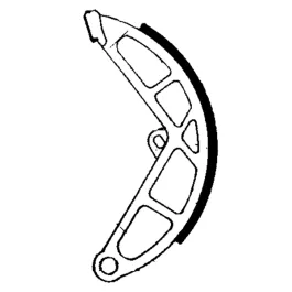 Ganascia singola freno posteriore SI CIAO BOSS BRAVO GRILLO FERODO FSB889A