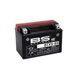 Batteria BS MF BTX9-BS 12 V 8,4 Ah YAMAHA BENELLI BMW HONDA KAWASAKI KTM KYMCO