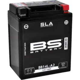Batteria 14 A2 -14 B2 -YTX14AH-BS BS BATTERY BB14-A2/B2 pronta per l'uso