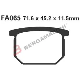 Pastiglie freno SUZUKI GS GSX 750/1100 80 EBC BRAKE SFA065