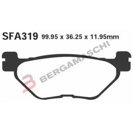 Pastiglie freno posteriori EBC SFAC319 YAMAHA T-Max 500 01-03 530 17-19 560 20-23
