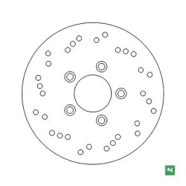 Disco freno anteriore SYM JET 4 50 125 09-10 SYMPHONY 50 125 150 NEWFREN DF4123A