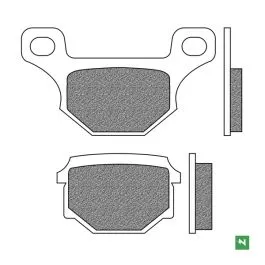 Pastiglie freno NEWFREN FD0077BE1 AJP PR4 APRILIA RS4 DERBI GPR SUZUKI GN GS