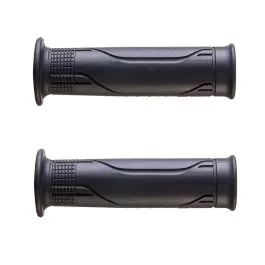 Coppia Manopole moto HONDA 115mm con foro nere d. 22/24 mm ARIETE 02637/SSF