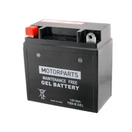 Batteria Motorparts YB9-B GEL 12V 9AH Gel scooter pronta all'uso