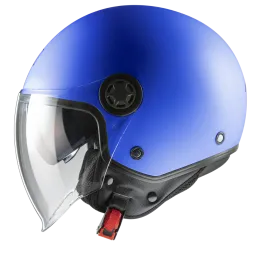 Casco Moto scooter Demi Jet One Blu con doppia visiera MPH HELMETS om ECE 22.06