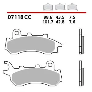07118CC - BREMBO PASTIGLIA MESCOLA CC Honda SH 21-23