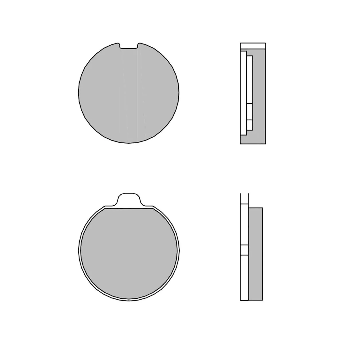 Pastiglie Brembo Freno Anteriori 07su01.25 Per Suzuki Gs B,c, 400 1977 > 1978-07SU0125-106304