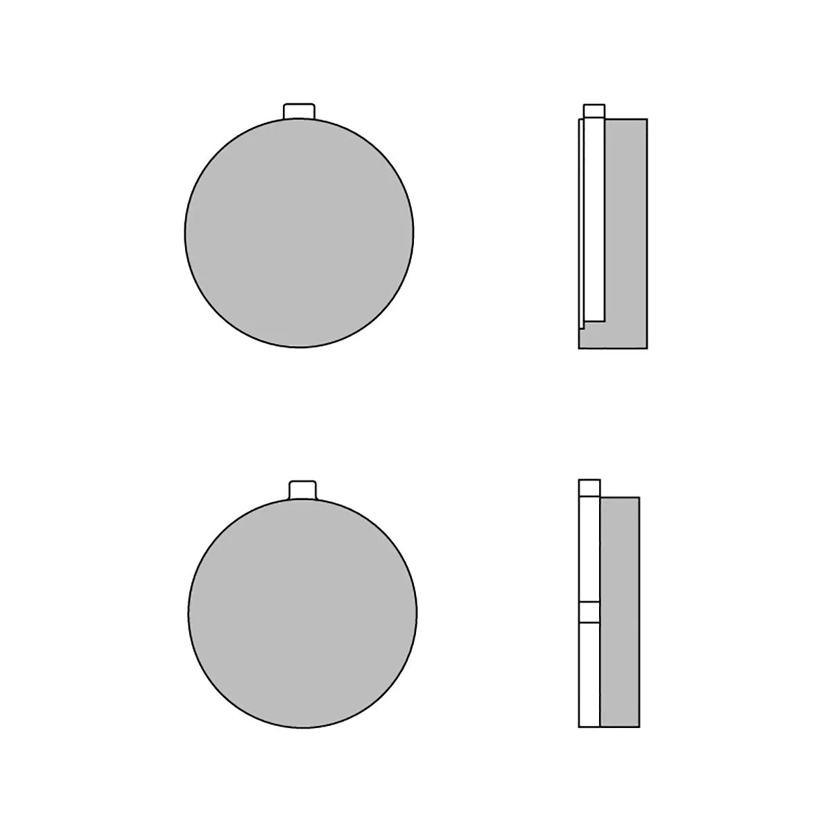 Pastiglie Brembo Freno Anteriori 07su05.26 Per Suzuki Gp C 100 1978 > 1981-07SU0526-106264