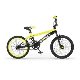 Bici 20 bmx instinct freestyle giallo in acciaio mbm