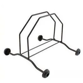 Carrellino reggiciclo supporto per bici da pavimento con rotelle