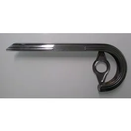 Carter paracatena bici cromato per guarniture da 32 denti