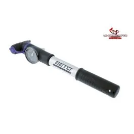 pompa mtb mini con manometro in alluminio