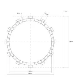 frizione disco giapp.