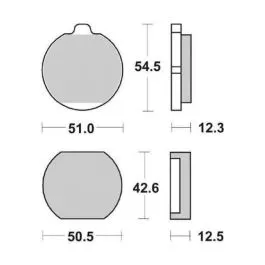 Pastiglie Freno in Carbonio Ferodo FDB132P Platinum 43082-1001, 43082-1005