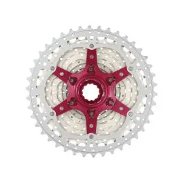 Cassetta pignoni bici MX3 TAY Wide Ratio 10v 11-42 SUNRACE corpetto Shimano HG