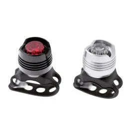 Kit fanalino bici anteriore+posteriore Wag Metal