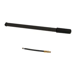 pompa bici al telaio classica alluminio nera 350/380