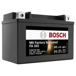 Batteria Moto 12v 8Ah 135A a Gel bosch 0 986 FA1 020 PRONTA ALL'USO YTX9-BS