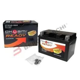 Batteria OTZ14S-BSR 12 V 11,2 Ah Okyami pronta all'uso