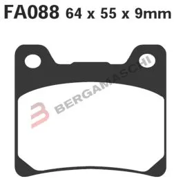 Pastiglie freno YAMAHA TZR XJ XV XJ V Max XVZ FZR600-TDM850 XVS EBC FA088