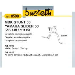 cavalletto centrale completo 8590 stunt slider