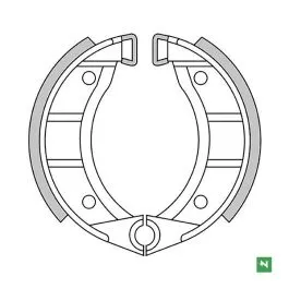 Coppia Ganasce Freno GF0151 NEWFREN ciclomotori d'epoca vari ruote a raggi