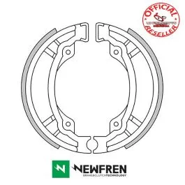 Coppia ganasce posteriori Suzuki Street Magic 50 Newfren GF1300