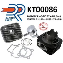 Gruppo termico DR diametro 48 Piaggio 50 2T raffreddamento ad aria