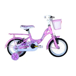 Bici 12 taylor music per bambina rosa con rotelle e cestino coppi