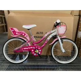 Bicicletta Viky Love 20 Pollici rosa senza cambio per bambina