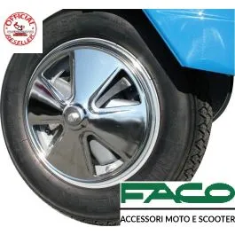 copriruota anteriore cromato