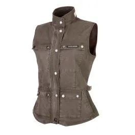 Gilet CLARABELLA COTTON 854C Marrone