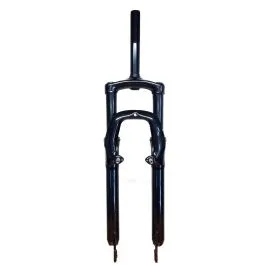 Forcella bici 27.5 mtb ammortizzata a molla V-brake e disk 25,4mm filettata