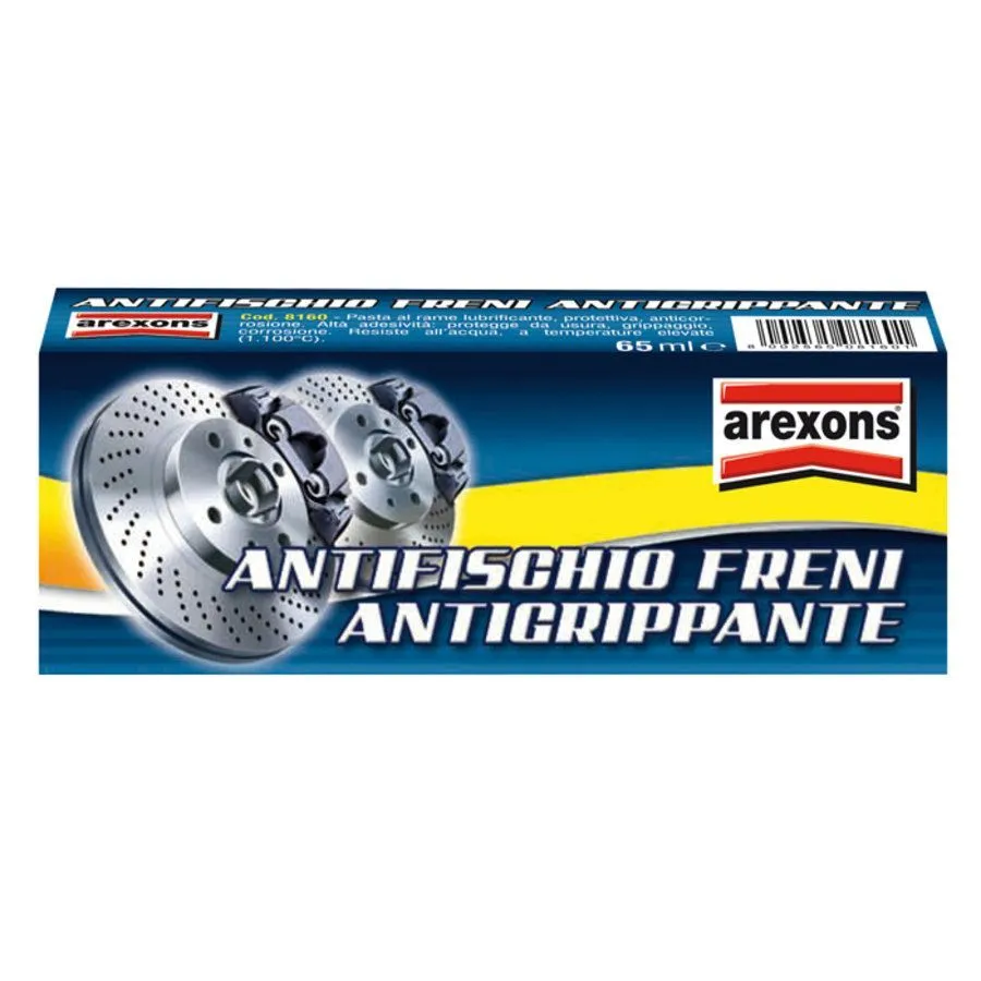 ANTIFISCHIO PER FRENI ANTIFISCHIO FRENI ANTIGRIPPANTE 65ML MANUTENZIONE AREXONS