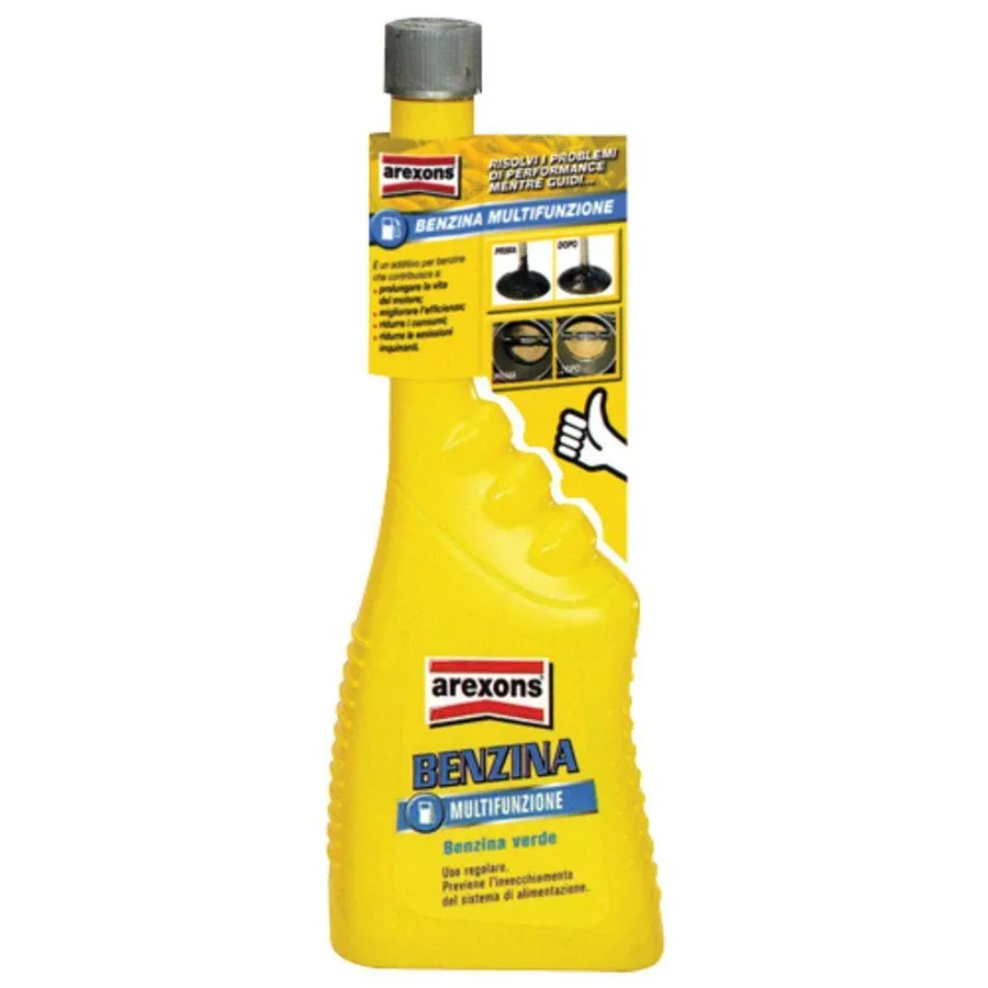 ADDITIVO BENZINA MULTIFUNZIONE BENZINA MULTIFUNZIONE 250ML PRESTAZIONI AREXONS
