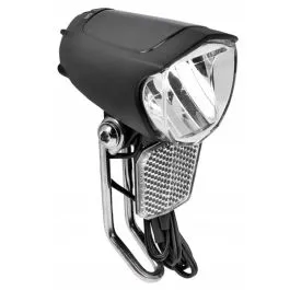 Faro bici elettrica E-Bike Led 200Lm 50 lux per batterie omologato EBike 6V-48V