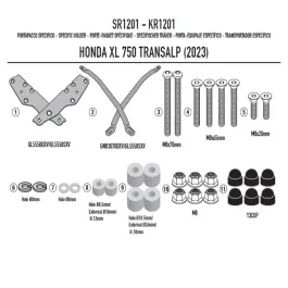 Attacco portabauletto posteriore HONDA XL 750 Transalp (23) GIVI SR1201