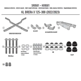 Portapacchi posteriore per bauletto MONOLOCK® KL Brera X 125-300 Givi SR9501