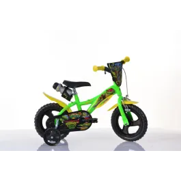 Bici 12 Tartarughe Ninja Turtles per bambino con rotelle e borraccia