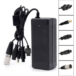 Caricabatterie monopattino 48-54.6V 2AH connettore GX16/GX12/DC5.5mm/XLR/NIU