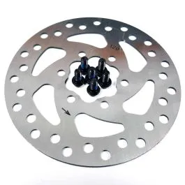 Disco freno da 120 mm 6 fori per monopattino scooter elettrico include viti