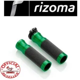 coppia manopole moto rizoma sport line verde