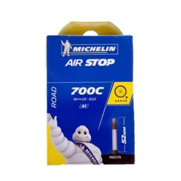 Camera d'aria Michelin Airstop Butyl A1 700x18-25 valvola Presta liscia 52mm