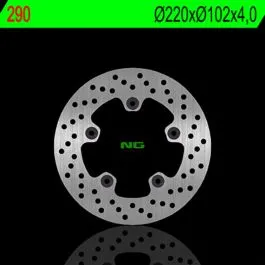 Disco freno ng 290 Ã¸220 x Ã¸102 x 4 aprilia rs 50 replica tuono 50
