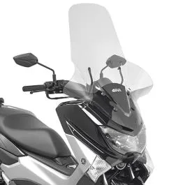 Parabrezza Paravento Trasparente Yamaha N-Max 125 155 Givi 15-20 senza attacchi