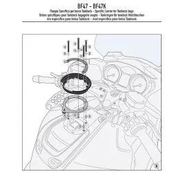 Flangia per borse serbatoio TANKLOCK TanklockED BMW R 1200 RT 08>13 Givi bf47