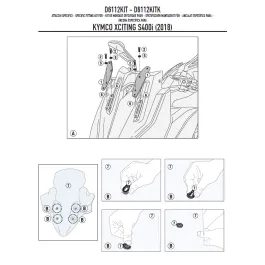 attacchi per parabrezza xciting s 400 i 2018