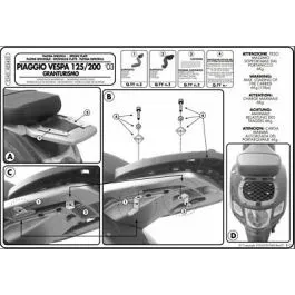 piastra vespa 125-200 ''03 piaggio
