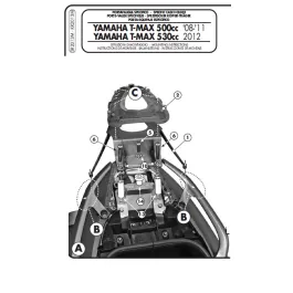 portabauletto t-max 500 530 monolock